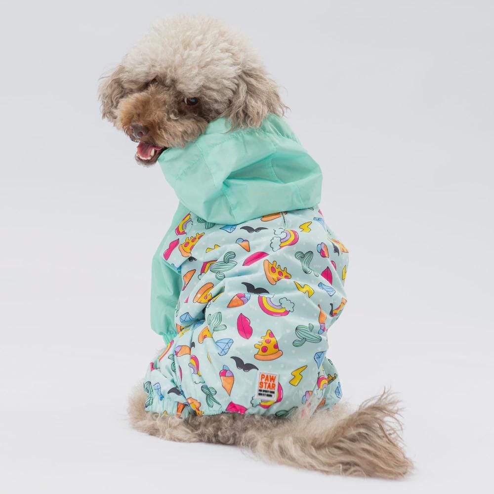 Tokyo Style Dog Raincoat: Waterproof Lightweight Pet Jacket with Hood