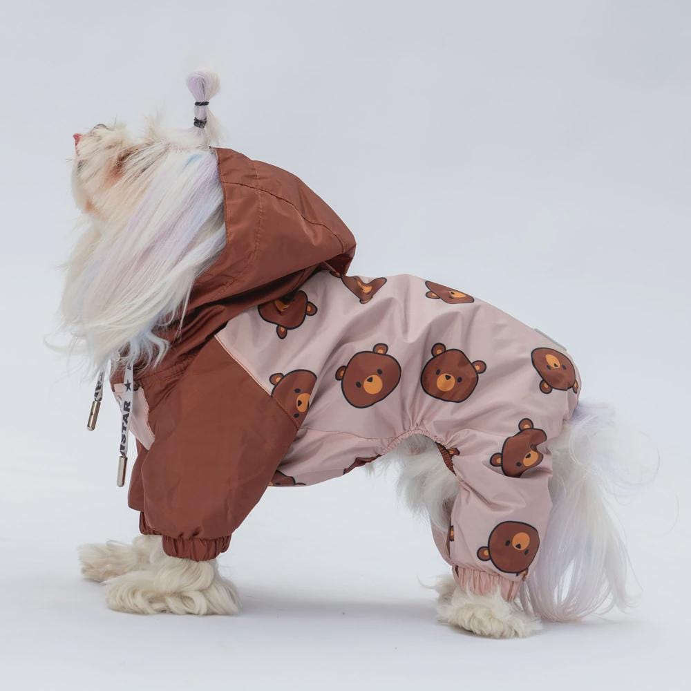 Waterproof Dog Raincoat: Colorado Model, Adjustable Fit
