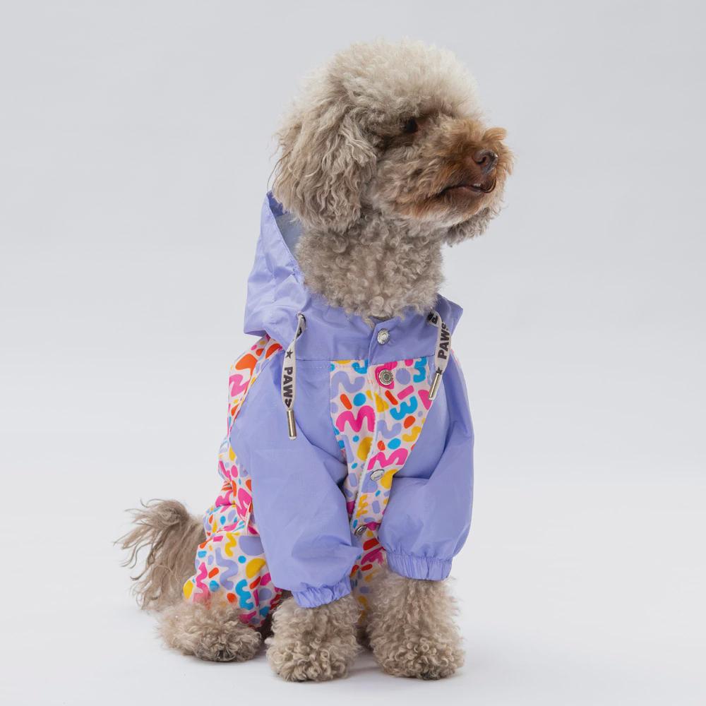 Marsala Waterproof Dog Raincoat: Adjustable Lightweight Rain Wear