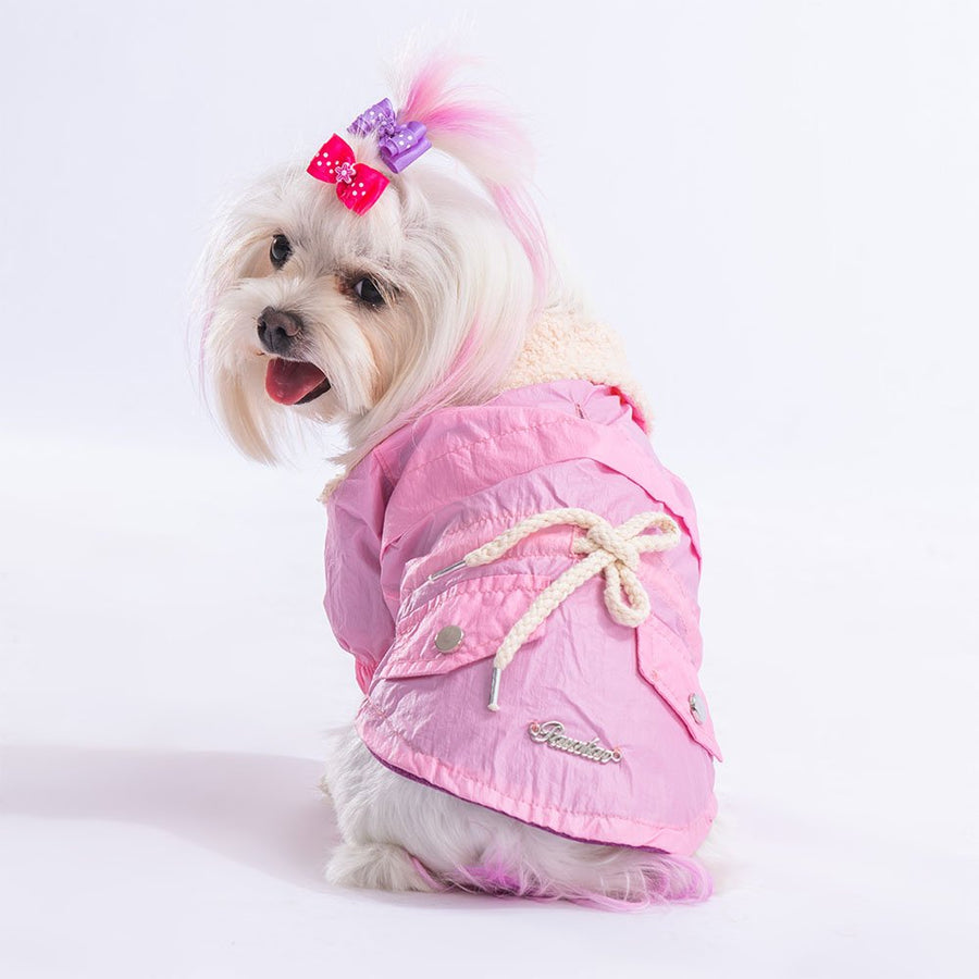 Pink Brillante Raincoat Small & Medium Breed