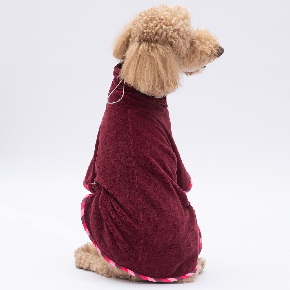 Burgundy Bogota Bathrobe