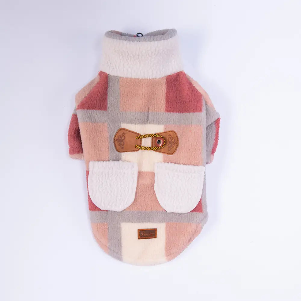 -Pembe Chicago Checks Jacket