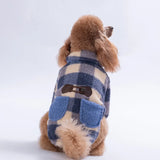 - Royal Blue Chicago Checks Jacket
