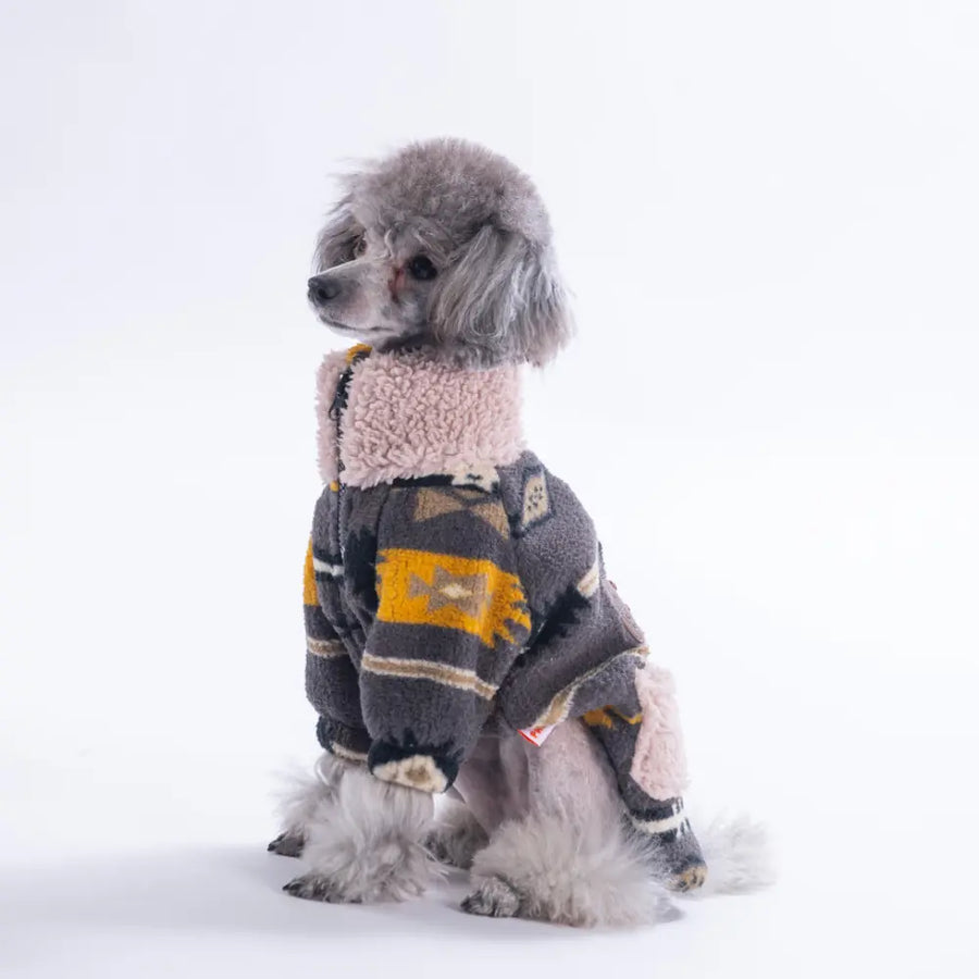 Yellow Chicago Ethnic Weave Jacket
