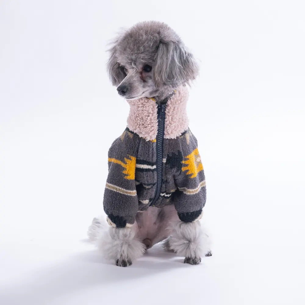 Yellow Chicago Ethnic Weave Jacket