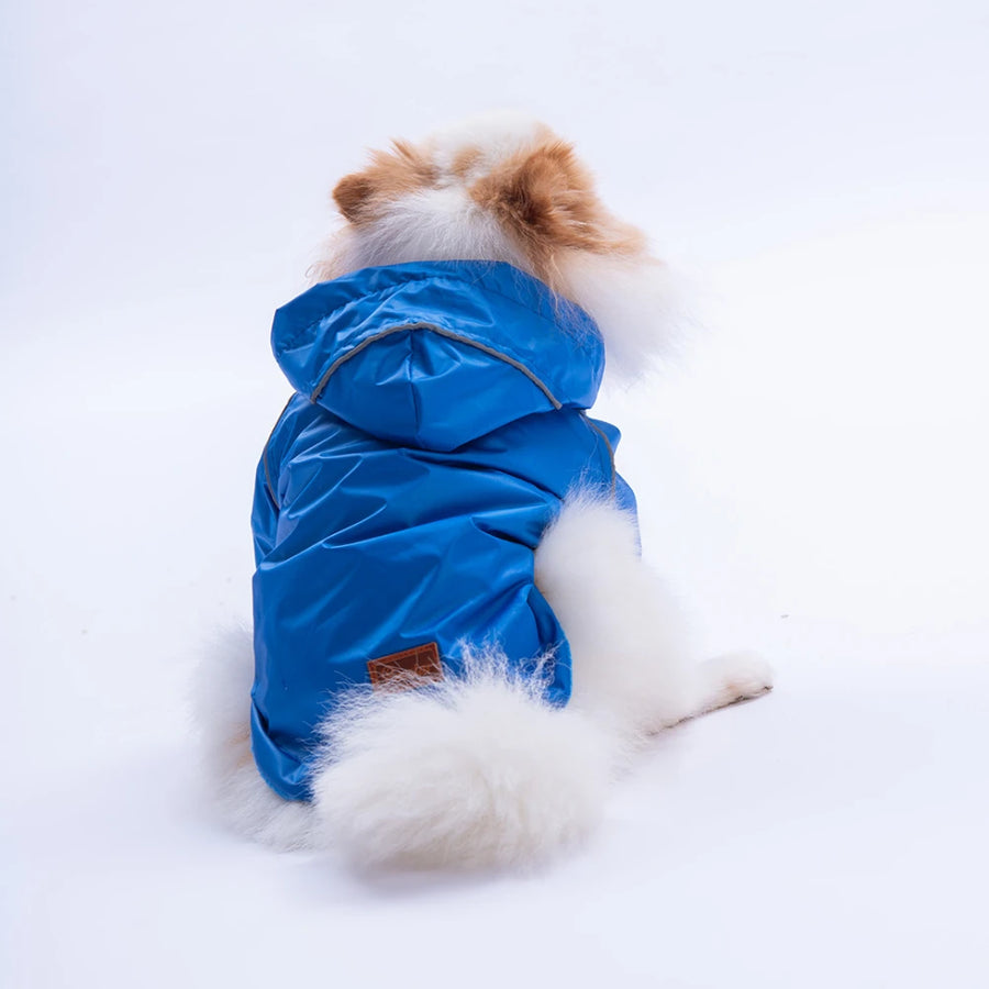 Blue Pluvia Raincoat Small & Medium Breed