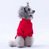 Red Wow Ribbed Sweatshirt