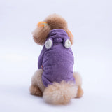 Lilac Lucca Teddy Hoodie Small & Medium Breed