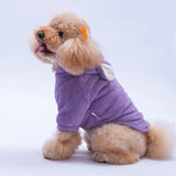 Lilac Lucca Teddy Hoodie Small & Medium Breed