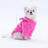Pink Lucca Teddy Hoodie Small & Medium Breed