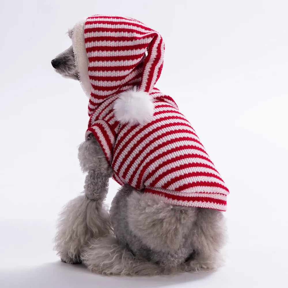 -Candy Cane Vest Sweatshirt