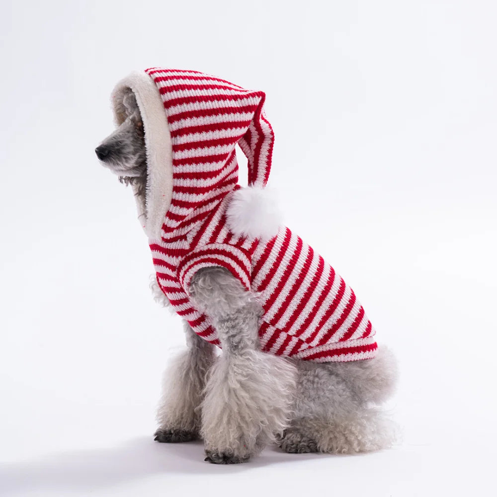 -Candy Cane Vest Sweatshirt