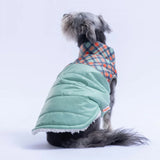 Green Plaid Vest Small & Medium Breed