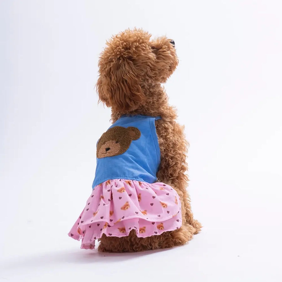 Cozie Bear Denim Dress