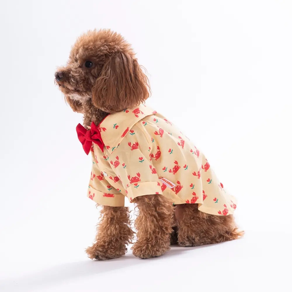 Coral Charm Patterned Shirt