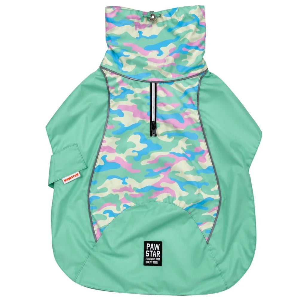 Mint Salento Patch Medium & Large Breed Raincoat