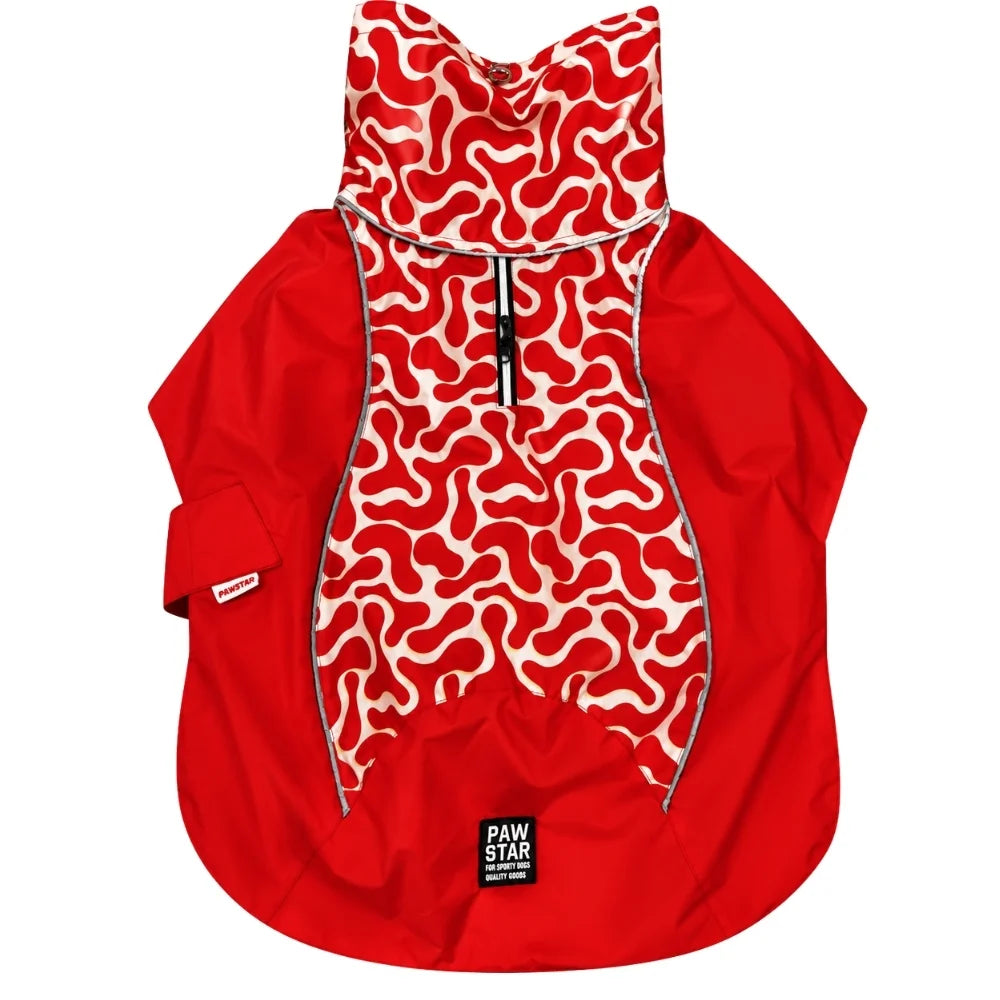 Orange Salento Patch Medium & Large Breed Raincoat