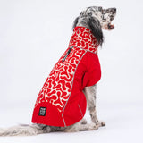 Orange Salento Patch Medium & Large Breed Raincoat