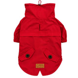Red Glasgow Storm Raincoat Small & Medium Breed