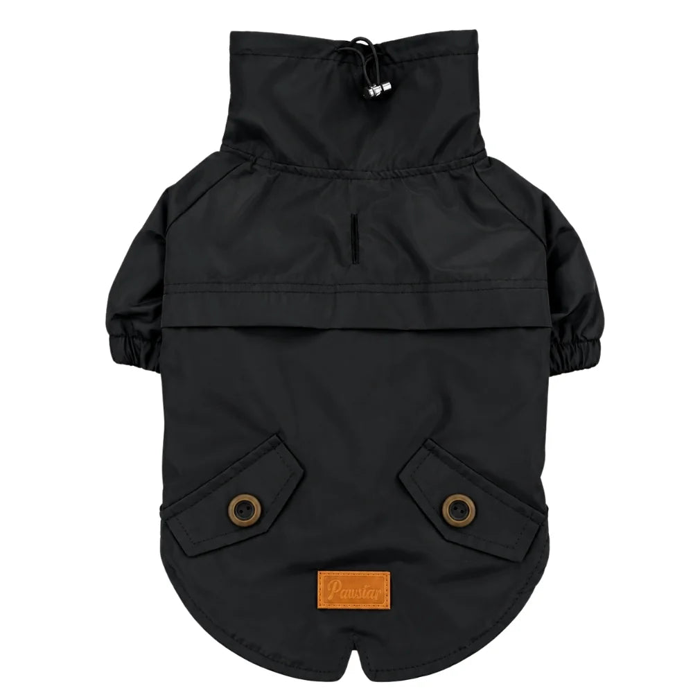 Black Glasgow Storm Raincoat Small & Medium Breed