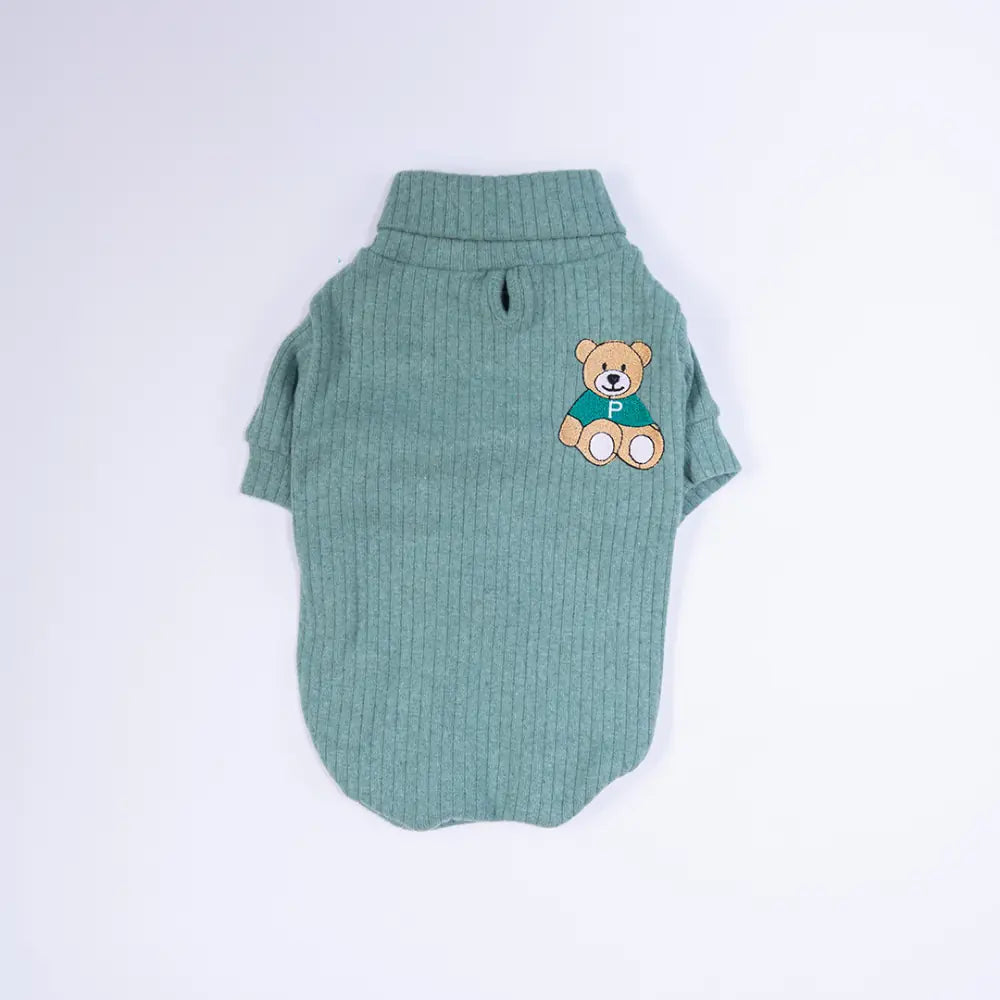 Green Teddy Wood Sweatshirt