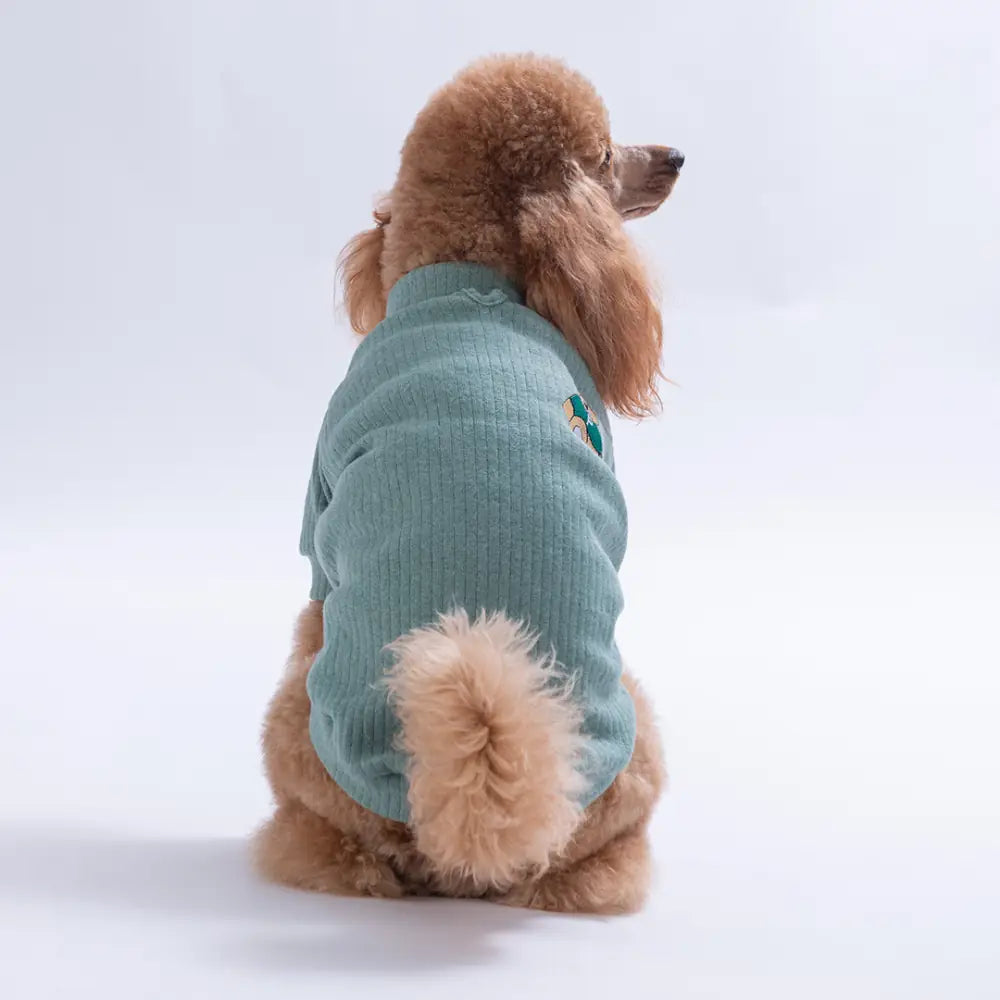 Green Teddy Wood Sweatshirt