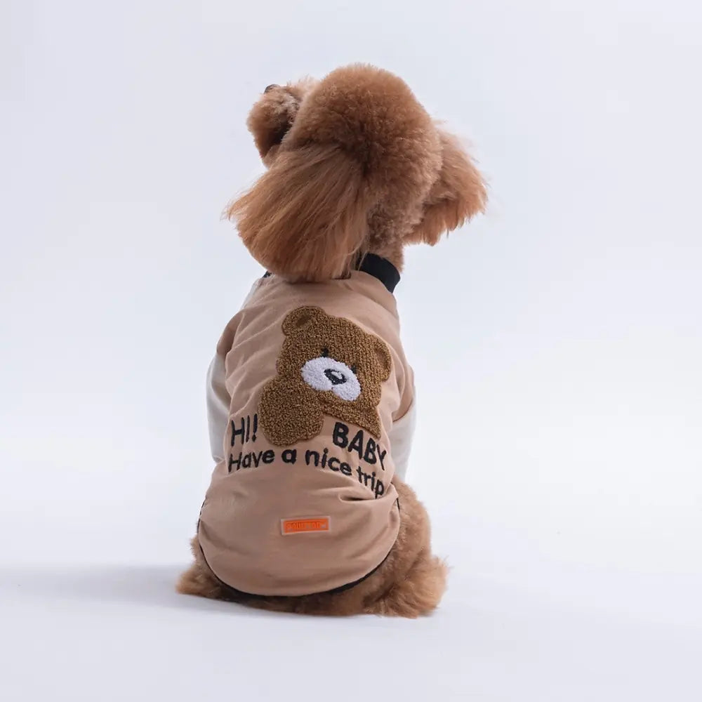 - Beige Baby Teddy Sweatshirt