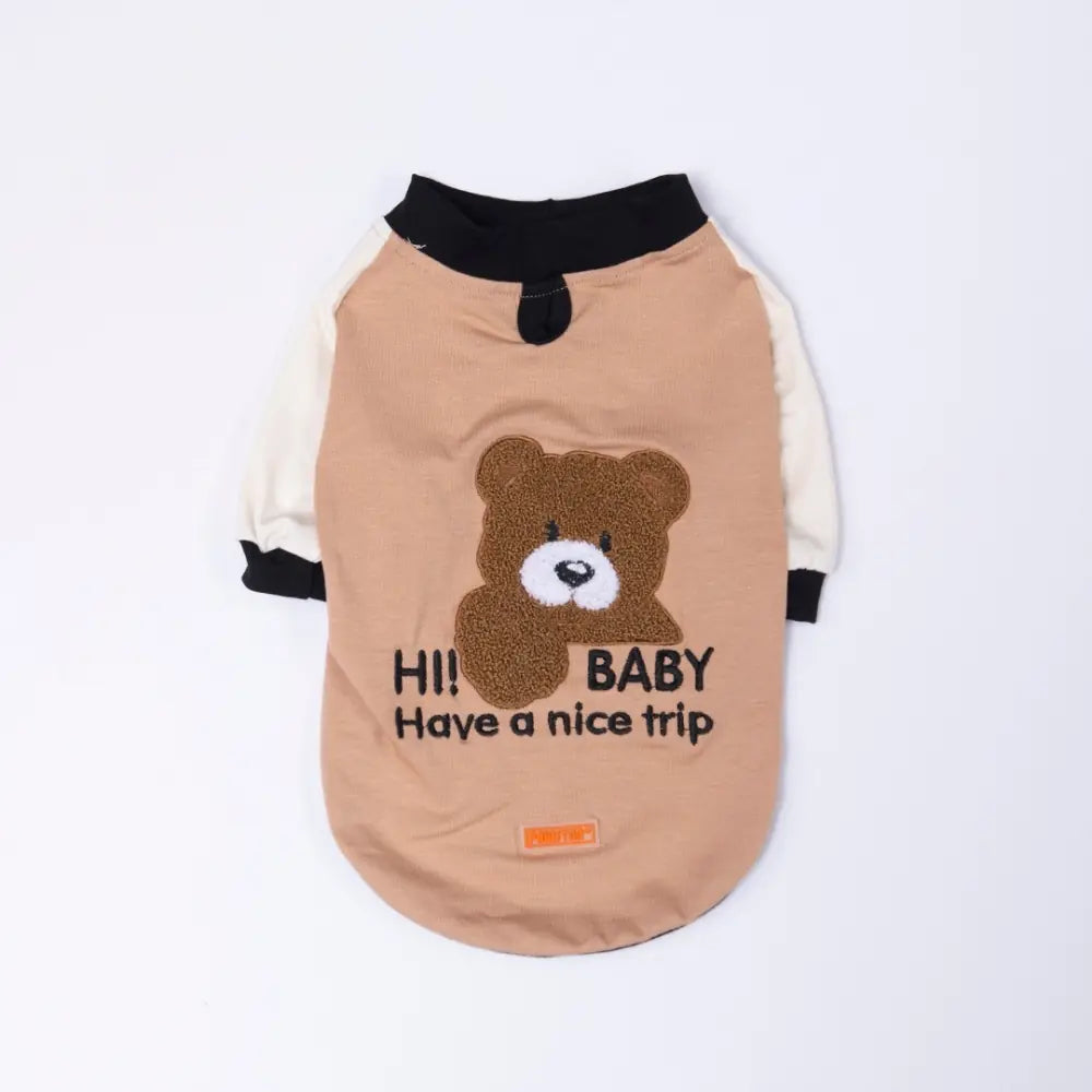 - Beige Baby Teddy Sweatshirt