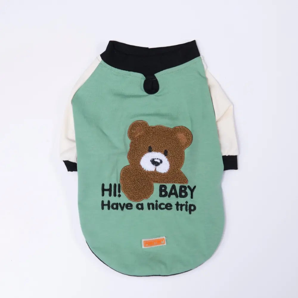 Green Baby Teddy Sweatshirt