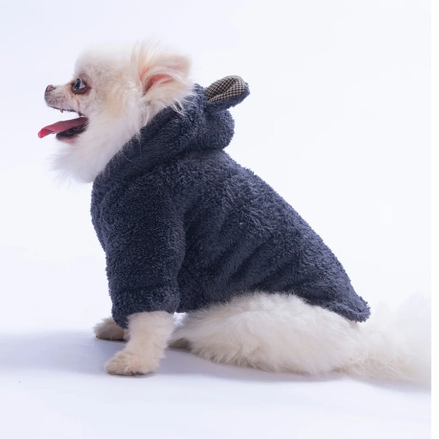 Anthracite LuccaTeddy Hoodie