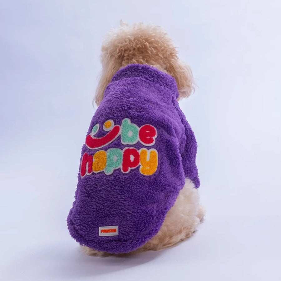 Purple Lisbon Happy Sweatshirt