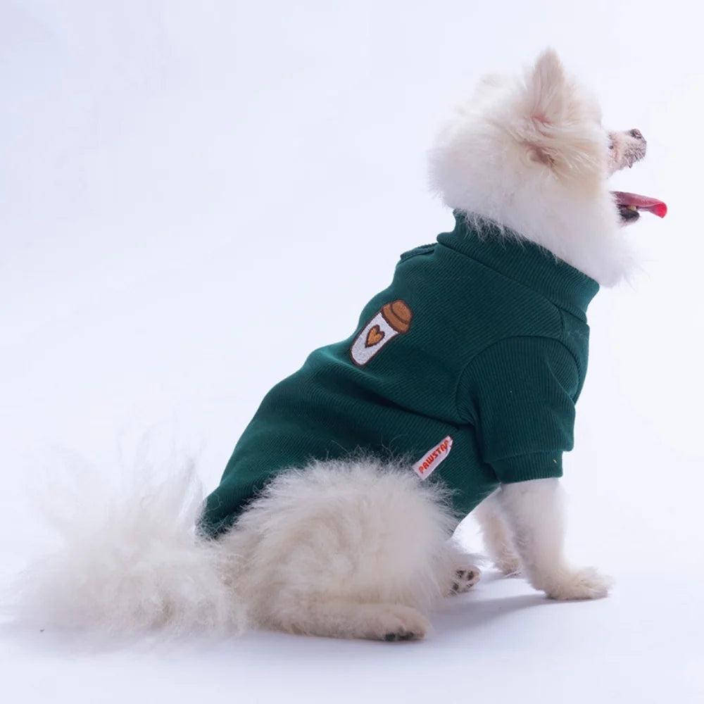 Khaki Coffee Vienna Rib Sweatshirt