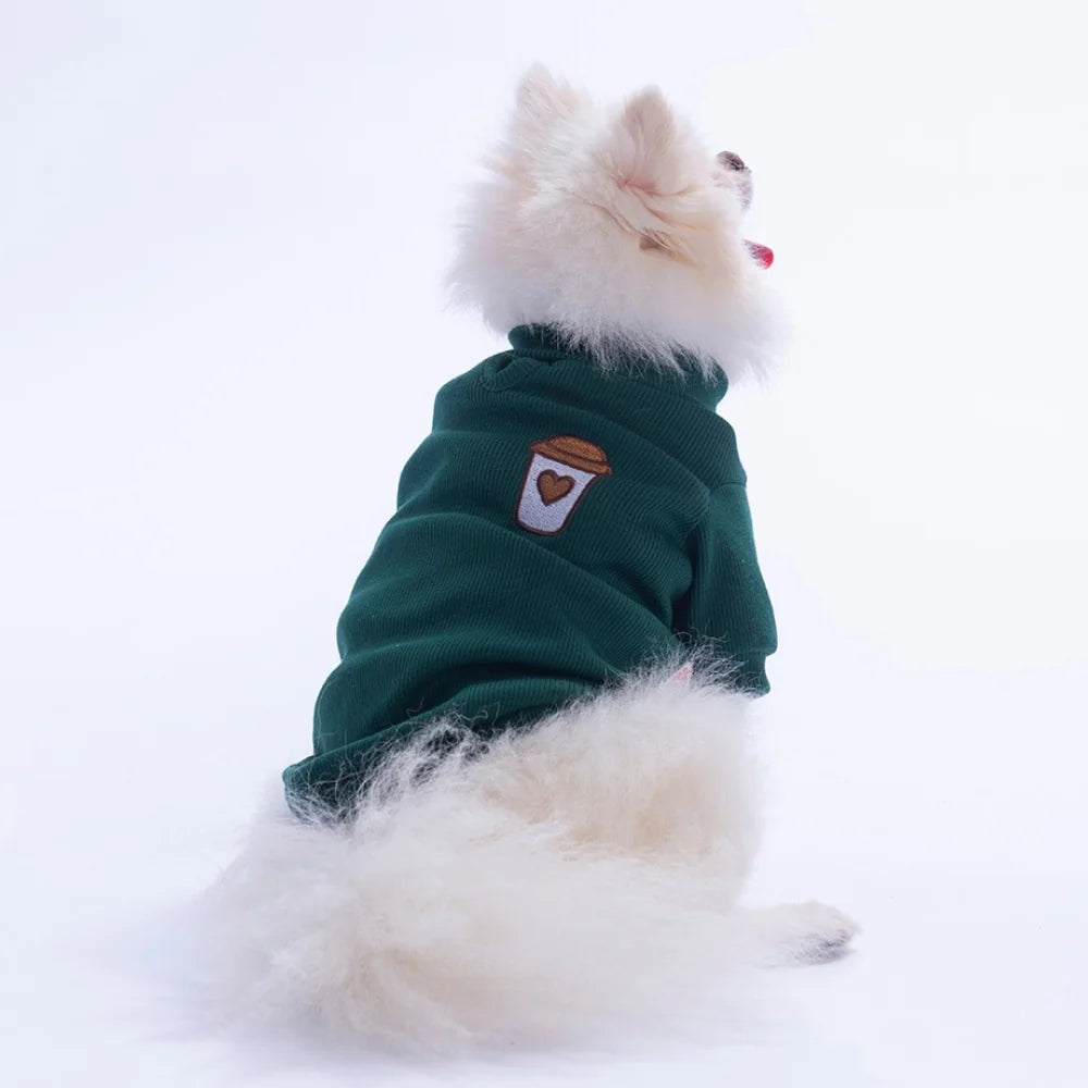 Khaki Coffee Vienna Rib Sweatshirt