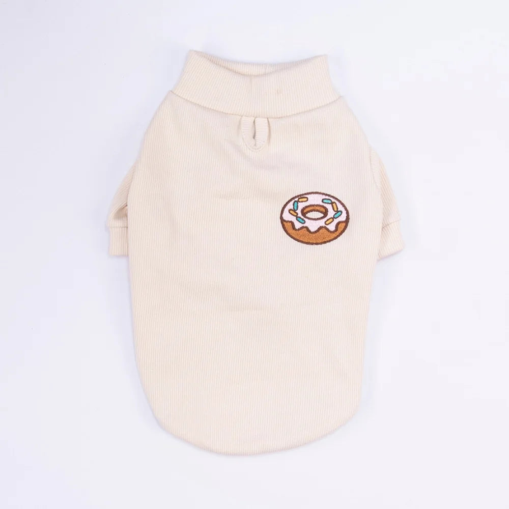 Ecru Donut Vienna Rib Sweatshirt