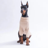 - Beige Teddy Wood Big Sweatshirt