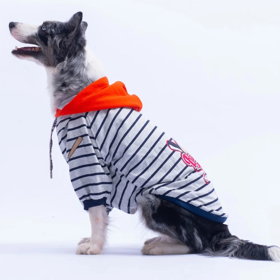 Orange Seattle Pitch Large Breed Hoodie