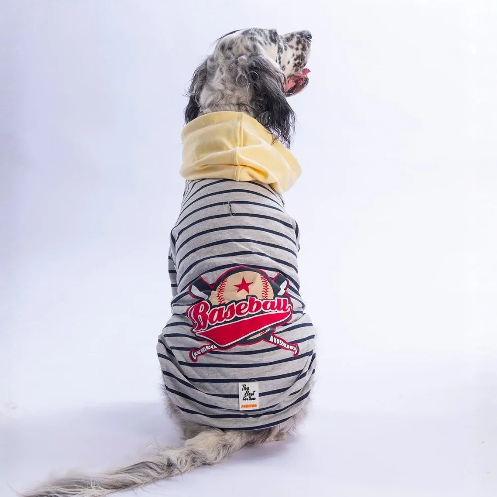 Yellow Seattle Pitch Large Breed Hoodie
