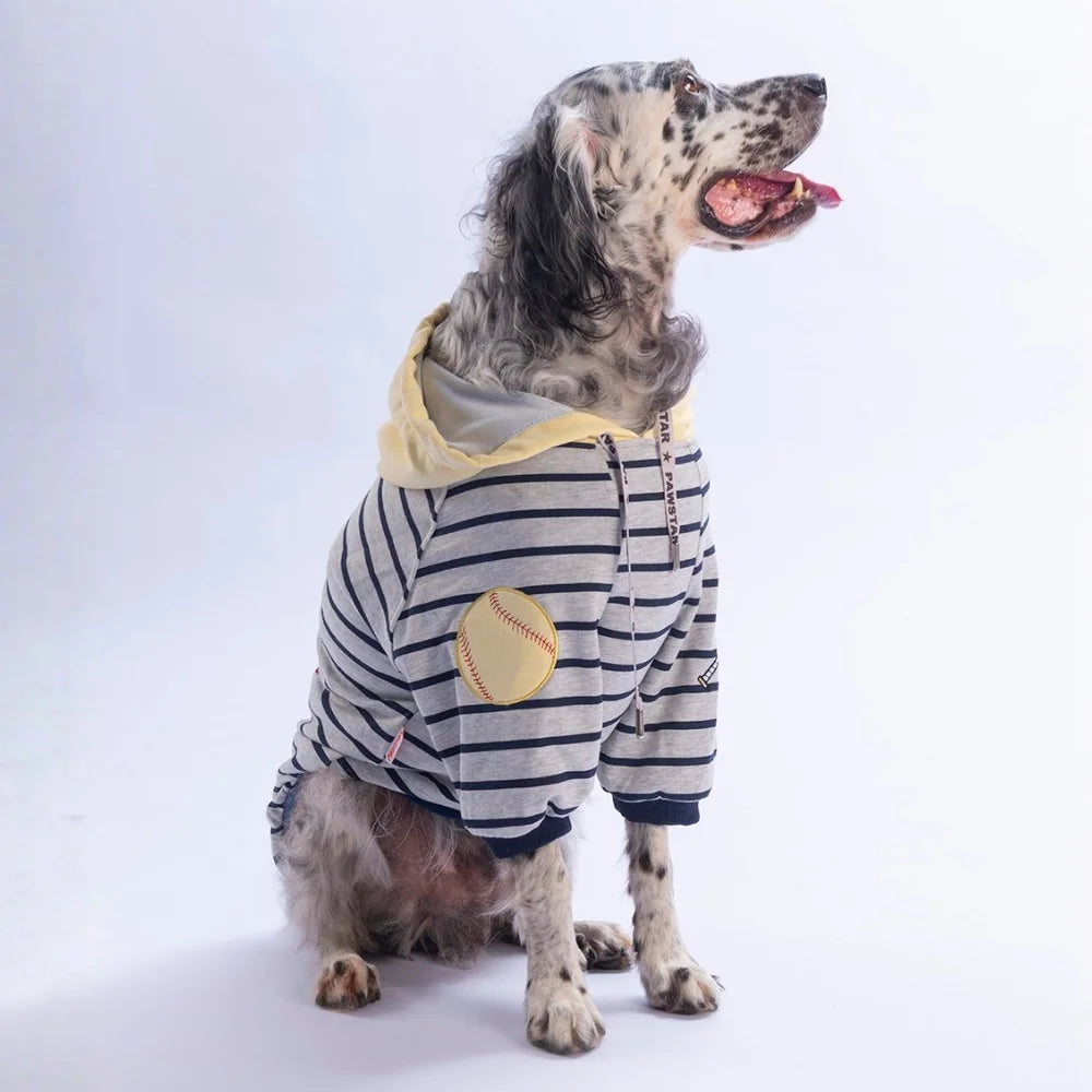 Yellow Seattle Pitch Large Breed Hoodie