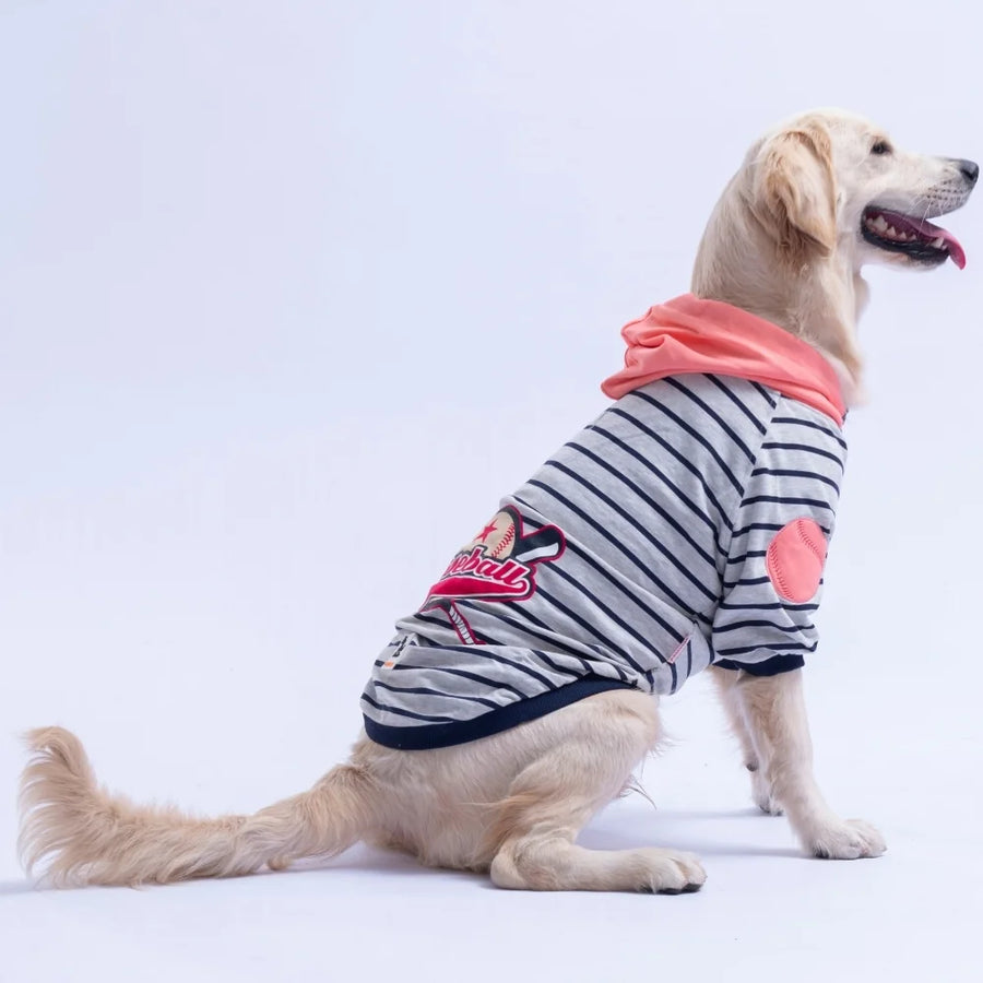 Pink Seattle Pitch Large Breed Hoodie