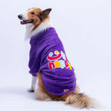 Purple Lisbon Happy Large Breed Sweatshirt