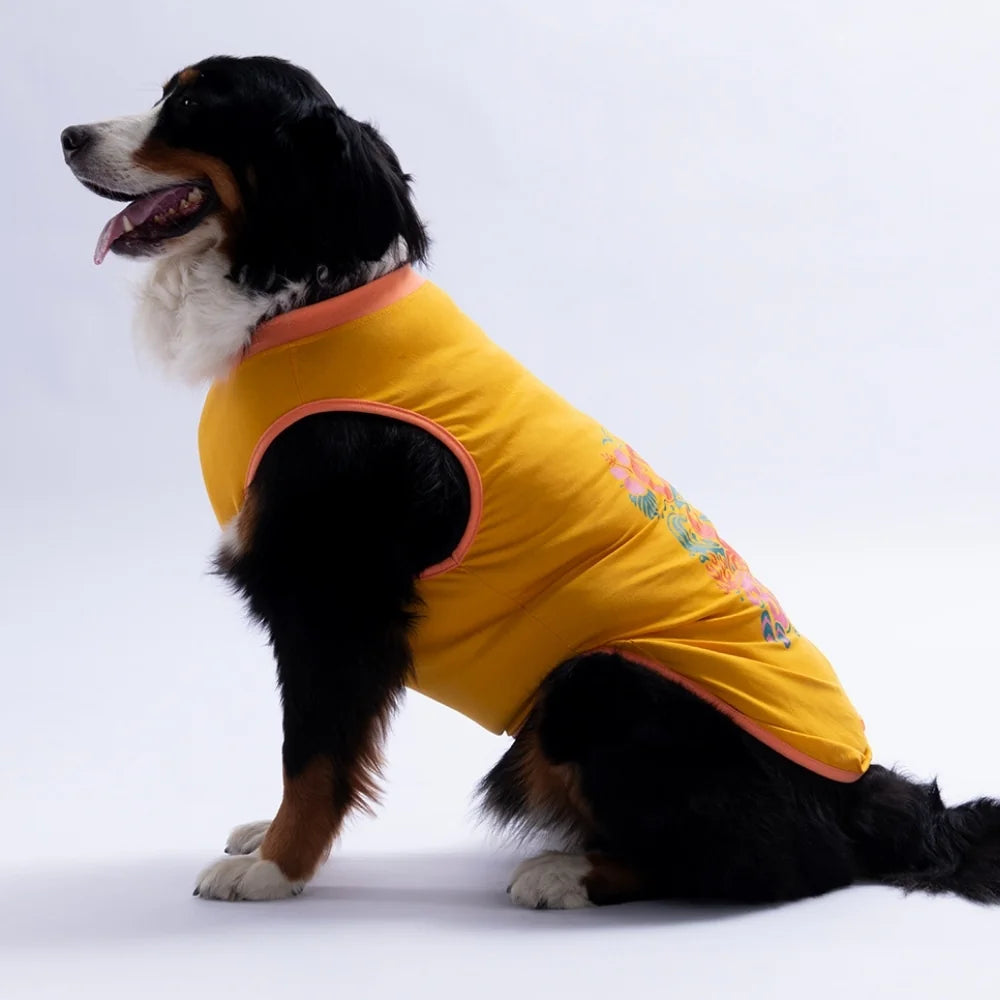 Yellow Crabby Beach Large Tee