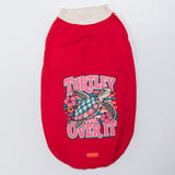 Red Turtley Over It Large Tee