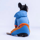 Blue Denver Track Jumpsuit