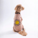 Brown Smile Large Breed Pajama Jumpsuit