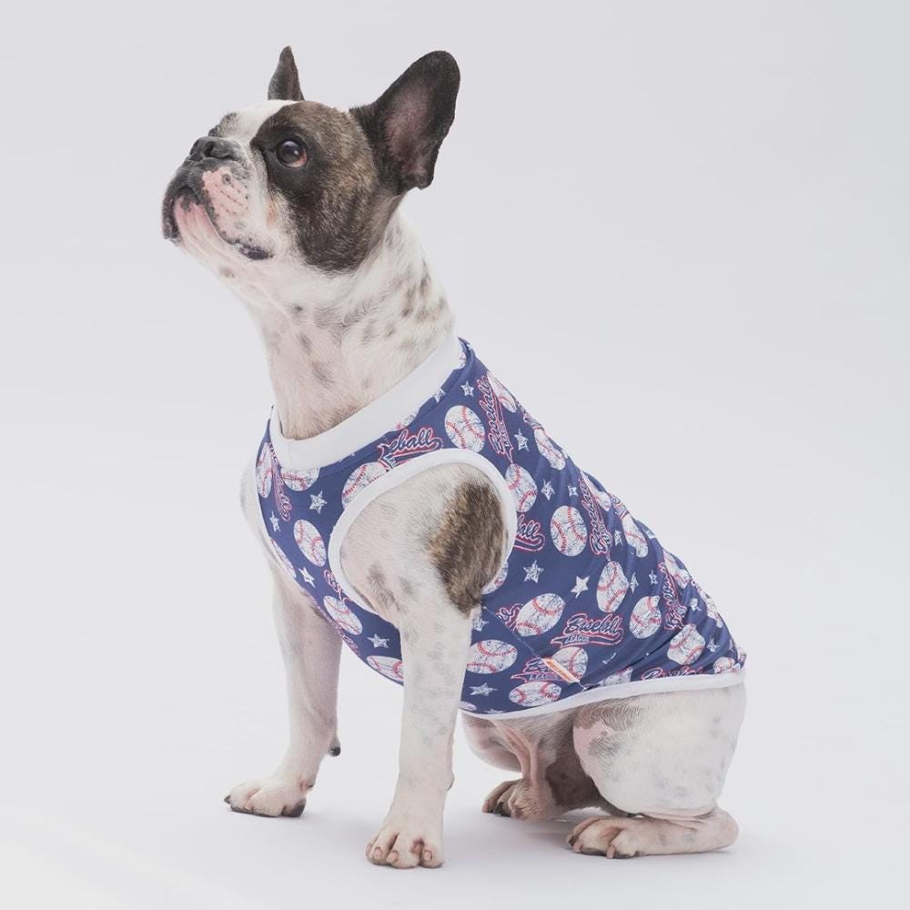 Funny Baseball Dog Shirt for Pet Lovers – Cute Dog Baseball Tee for Small Medium Dogs – Personalized Dog Clothes for Baseball Fans Gift