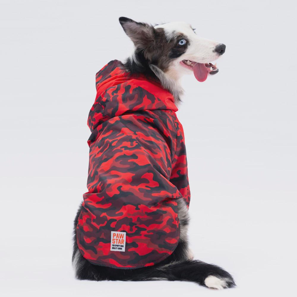 Red Dijon Raincoat