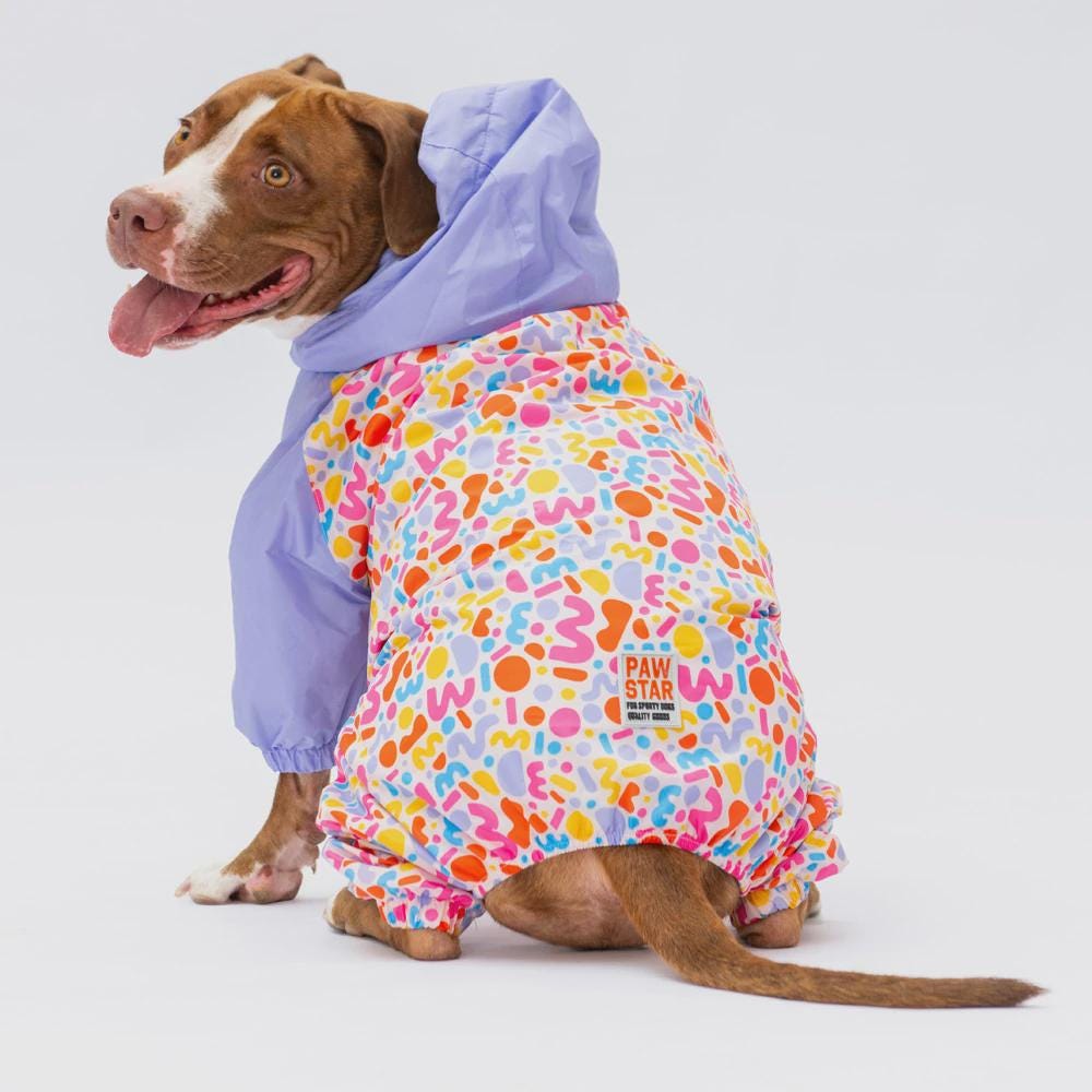 Marsala Waterproof Dog Raincoat: Adjustable Lightweight Rain Wear