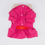 Fuchsia Hooded Raincoat