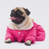 Fuchsia Hooded Raincoat