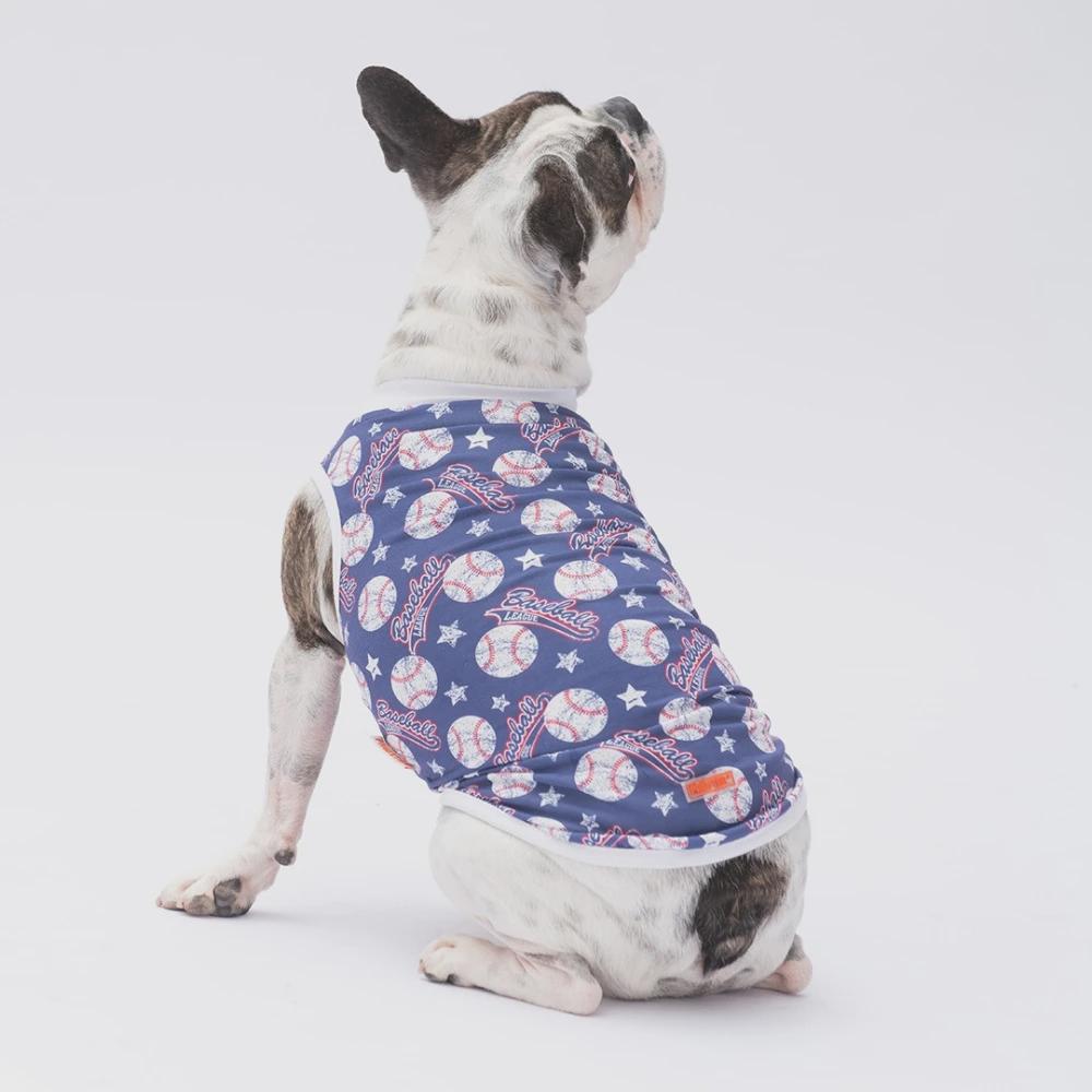 Funny Baseball Dog Shirt for Pet Lovers – Cute Dog Baseball Tee for Small Medium Dogs – Personalized Dog Clothes for Baseball Fans Gift